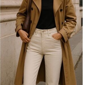 WeWoreWhat Cream Denim Pants